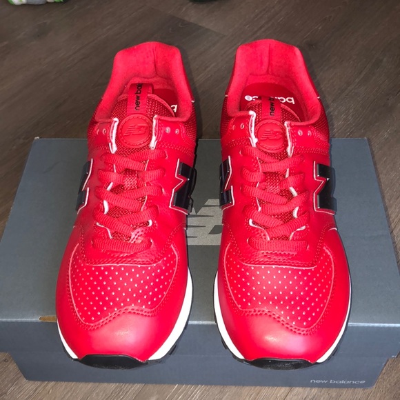 New Balance 574 Red Metal Sport Size 9 
